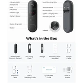 REOLINK 4MP WIFI Dorbell Bataryalı Kapı Zili PoE thumbnail 9