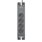 PHILIPS 4-lü SPN3140A/62 900 Joules Akım Koruma Prizi GRİ - 2