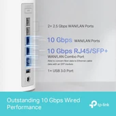 TP-LINK DECO BE85 BE19000 Wifi7 Üç Bantlı Tüm Ev İçin Mesh Router thumbnail 6