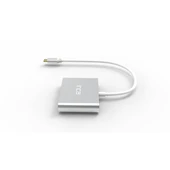 INCA ITPC-04TX 0.15metre TYPE-C - HDMI Görüntü Adaptörü Gümüş 100W thumbnail 4