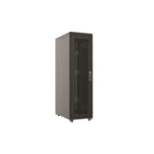 AGER 32U   2li Fan 800x1000mm Dikili Tip Siyah Kabinet Vega AG-VB32U8010S1 Cam Kapak thumbnail 1