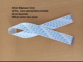 Awm 20624 80C 60V Vw-1 Flex Kablo 18 pinli, 1mm adımlı,  30 santim boyunda 18-1-20A thumbnail 1
