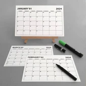 Amerikan Standardı 2026 Masa Takvimi(Pazar Günü Başlangıç),Ahşap Şövale Takvim, Aylık Planlamalı Takvim, Yapılacaklar Li thumbnail 2