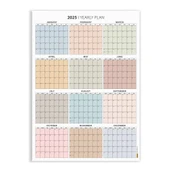 Amerikan Standardı 2026 Yıllık Planlayıcı Duvar Takvimi, Boho Renkler thumbnail 5