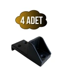 Baza Büyük Yan Düz Tutucu Yatak Stoperi Destek Elemanı Plastik(SİYAH) Siyah SİYAH - 4 ADET thumbnail 1