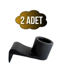 Yuvarlak Baza Büyük Yan Tutucu Yatak Stoperi Destek Elemanı Plastik(SİYAH) Siyah SİYAH - 2 ADET thumbnail 1