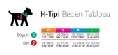 Tailpetz H-tip Prism M Küçük-Orta Irk Köpek Göğüs Tasması (Göğüs 42 cm x 69 cm) - 3