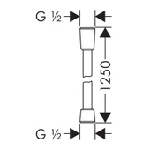 Hansgrohe Metaflex Duş Hortumu 1.25 m - 2