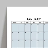 2026 Yıllık Planlayıcı Duvar Takvimi, Boho Renkler thumbnail 3