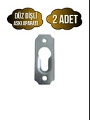 Tablo ve Çerçeve Askı Demiri Dişli Askı Aparatı(METAL)(BOY:40MM EN:15MM) Krom KROM - 2 ADET - 1