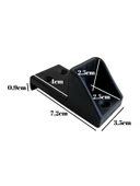 Baza Büyük Yan Düz Tutucu Yatak Stoperi Destek Elemanı Plastik(SİYAH) Siyah SİYAH - 4 ADET thumbnail 5