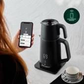 Jumbo x Homend Royaltea Cooltouch 1792H Dokunmatik Çift Duvarlı Paslanmaz Çelik Konuşan Çay Makinesi Wifi ile Kontrol thumbnail 2