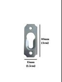 Tablo ve Çerçeve Askı Demiri Dişli Askı Aparatı(METAL)(BOY:40MM EN:15MM) Krom KROM - 2 ADET - 4