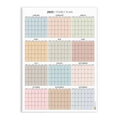 2026 Yıllık Planlayıcı Duvar Takvimi, Boho Renkler thumbnail 5