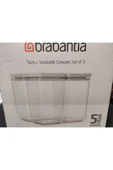 Brabantia Lıght Grey 3LÜ Plastik Kavanoz Seti 2X1,6L 1X3,5L (Elvin Home Concept thumbnail 1