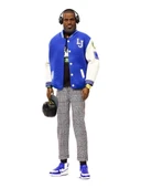 Barbie Signature Lebron James Kenbassadors Bebek HRM33 thumbnail 1