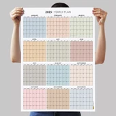 Amerikan Standardı 2026 Yıllık Planlayıcı Duvar Takvimi, Boho Renkler thumbnail 4