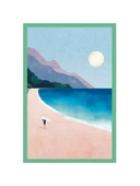 Surf Beach  Doğa ve Deniz Temalı Dekoratif Hediye Not Kartı Kartpostal  10x15 cm thumbnail 1