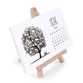 Mevsim Ağaclı 2026 Takvim Şövale Ayaklı Takvim - 2