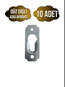 Tablo ve Çerçeve Askı Demiri Dişli Askı Aparatı(METAL)(BOY:40MM EN:15MM) Krom KROM - 10 ADET - 1