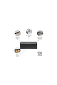 BRABANTİA MATT BLACK KÖŞELİ EKMEK KUTUSU - 4