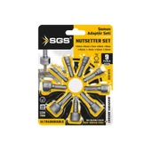 SGS PROFESYONEL SOMUN ADAPTÖRÜ SETİ 9 PARÇA thumbnail 2