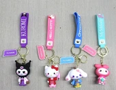Silikon Kuromi Ve Hello Kitty Anahtarlık Alk4249 - 1