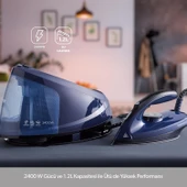 Homend Steamwork 1168H Buhar Kazanlı Ütü Lacivert - 2