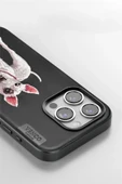 Venco iPhone 11 Perma Desenli Kapak - Kahverengi thumbnail 3