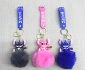 Ponponlu Stitch Anahtarlık Alk4245 - 1