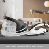 Homend Steamwork 1167H Buhar Kazanlı Ütü Siyah Beyaz - 2