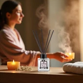 Lopars Poudre (Pudra) 5 Bambu Çubuklu Oda (oda parfümü) Kokusu 100 ml - 4