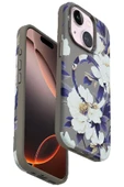Onegif iPhone 15 Flower Series Magsafe Kapak - Gri thumbnail 1