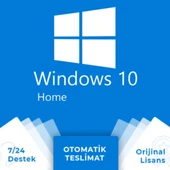 Windows 10 Home Dijital Lisans Anahtarı Key 7/24 Hızlı Teslimat - 1