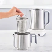 Homend Royaltea Elegant 1775H Konuşan Çay Makinesi Inox Beyaz thumbnail 4