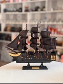 Ahşap Korsan Gemi 24 x 22 cm thumbnail 1