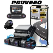PRUVEEO D90-4CH FHD WI-FI GPS + 128GB SD KART KAME - 3