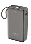 ACL PW-109 22.5W Hızlı Şarjlı 10.000 mAh Dahili USB-C Kablolu Powerbank 10.000mAh thumbnail 1