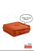 XPERMATE Bisküvi Minder Petek Önü Palet Üstü Minderi Fransız Minder Bank ve Bahçe Minderi 45x45x14 cm Kremit - 1