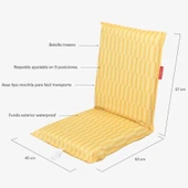 BLAKE-SORBETTO SARI KATLANIR PLAJ KOLTUGU 6 POZISYONLU - 2