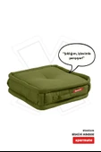XPERMATE Bisküvi Minder Petek Önü Palet Üstü Minderi Fransız Minder Bank ve Bahçe Minderi 45x45x14 cm Yeşil - 1