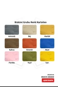 XPERMATE Bisküvi Minder Petek Önü Palet Üstü Minderi Fransız Minder Bank ve Bahçe Minderi 45x45x14 cm Kremit - 5