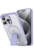 iPhone 14 Pro Max Tork Magsafe Standlı Kapak - Lila thumbnail 2