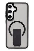 Samsung Galaxy S24 Tork Magsafe Standlı Kapak - Siyah thumbnail 1