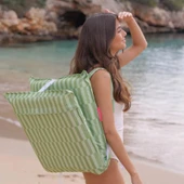 BLAKE-SORBETTO YESIL KATLANIR PLAJ KOLTUGU 6 POZISYONLU - 6