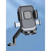 360° Dikiz Aynası Bisiklet Motosiklet Telefon Tutucu thumbnail 4