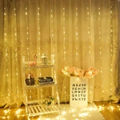 Fişli Peri LED Işık | Gün Işığı Renk | 10 Metre 100 LED Şeffaf Kablo | 8 Modlu Dış Mekan Dekoratif Aydınlatma - 3