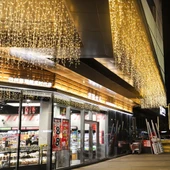 Fişli Peri LED Işık | Gün Işığı Renk | 10 Metre 100 LED Şeffaf Kablo | 8 Modlu Dış Mekan Dekoratif Aydınlatma - 4