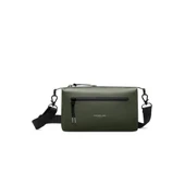 Gaston Luga Lightweight DuoSeal Crossbody Omuz Çantası- Olive - 2