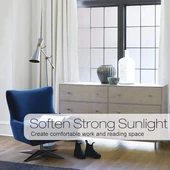 UV Engelleyici Buzlu Cam Filmi 2 Metre x 45 Cm. thumbnail 2